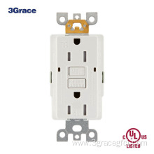 15Amp TR WR Self-test Socket Receptacle With Wallplate